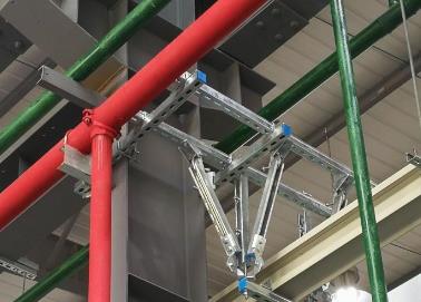 市南该抗震支架的整体式支吊架结构协调性好